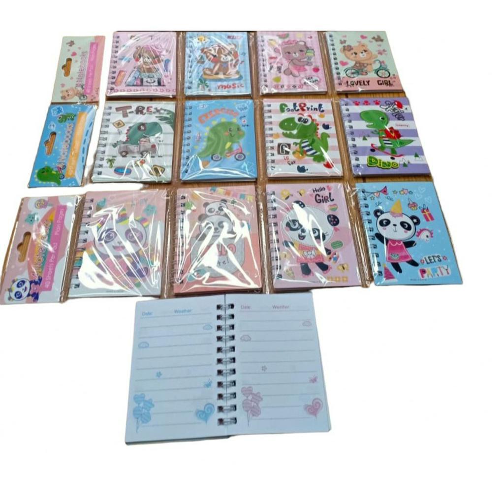 

TERMURAH DIARY RING MINI KARAKTER ANIMAL LUCU / BUKU DIARY KD110