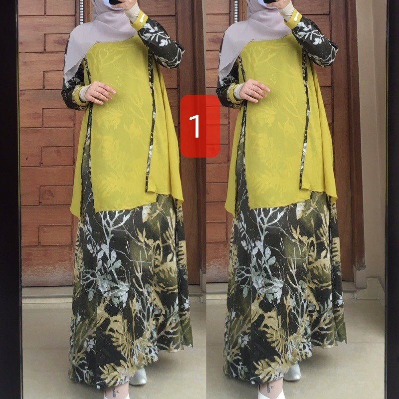 GAMIS CANTIK GHANIA  Dress by MAREVI Official ORI #5
