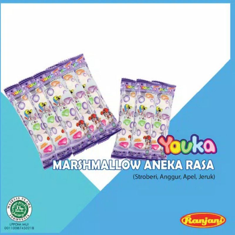 

(PACK) Youka Marsmellow Bundar (20pcs x 7gr)