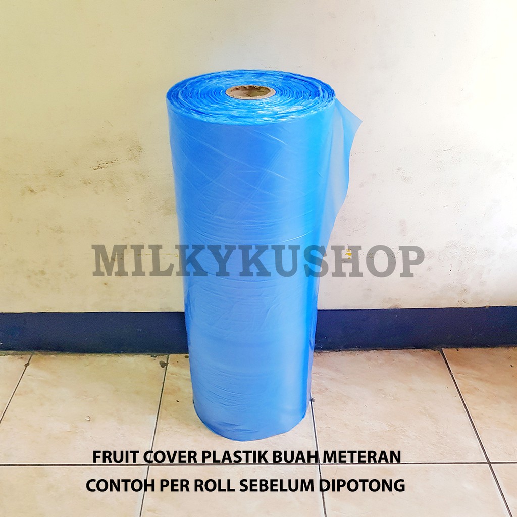 FRUIT COVER BERAT 1 KG PLASTIK METERAN PEMBUNGKUS BUAH BESAR PISANG