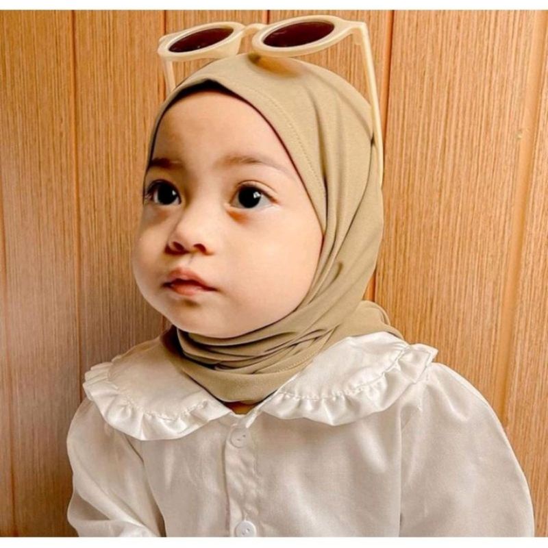 Camila Pashmina Instan Anak Jersey Segitiga Premium 0-5 tahun