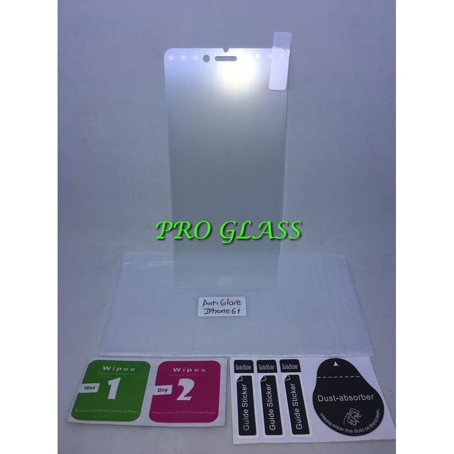 Iphone 6+ / 6s PLUS Anti GLARE /DOFF/ Anti Fingerprint Tempered Glass PROMOKode 1991