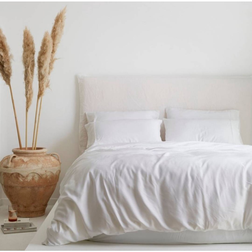 SPREI KATUN POLOS PUTIH