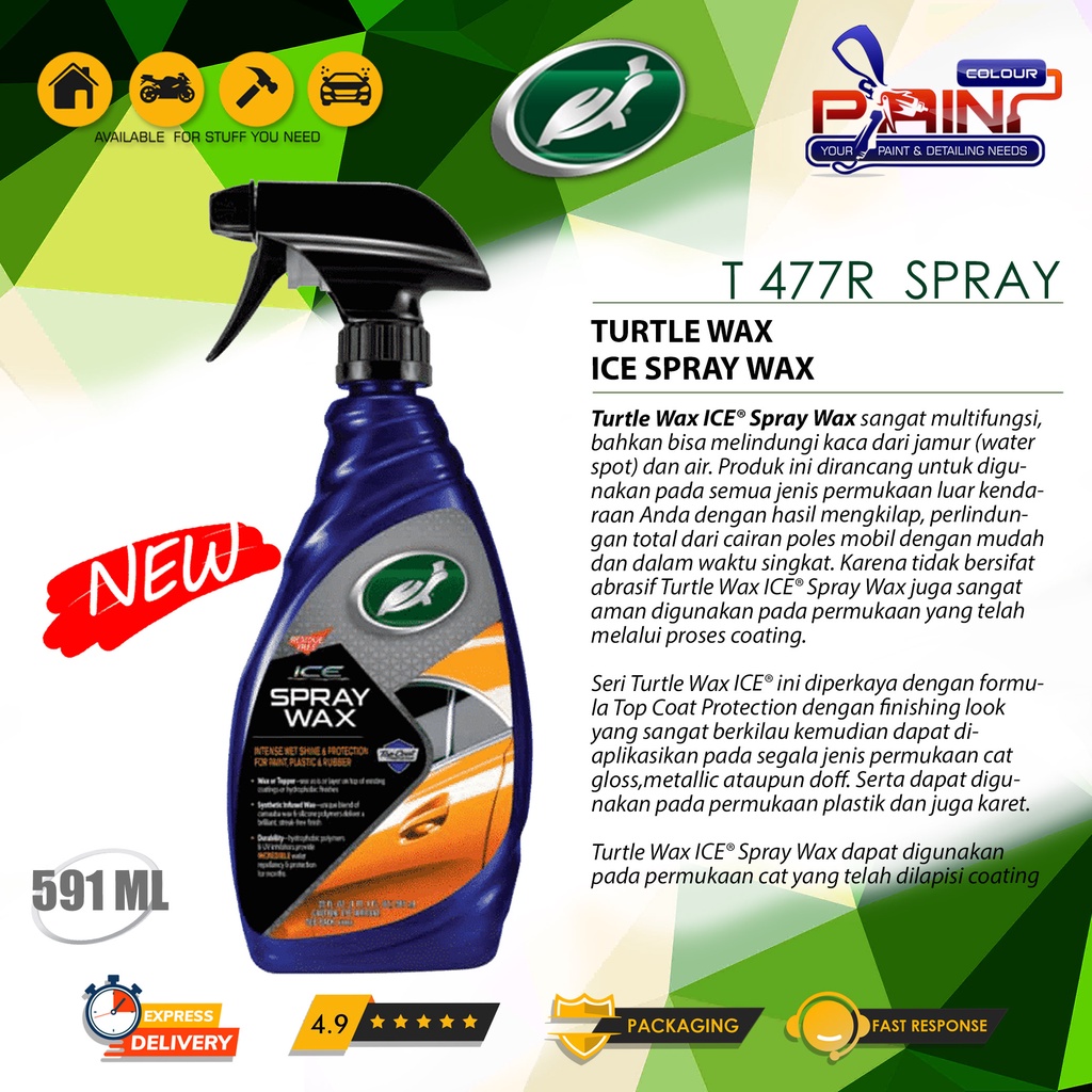 Turtle Wax ICE SYNTHETIC SPRAY WAX 591 mL