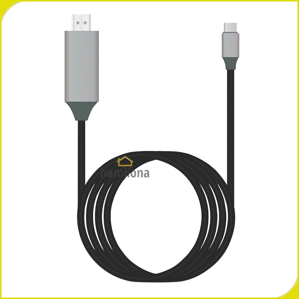 Kabel Konverter USB Type C to HDMI 4K 2 Meter - FSU VUH-05 - Black