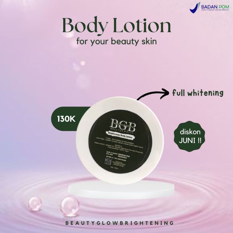 BGB body lotion
