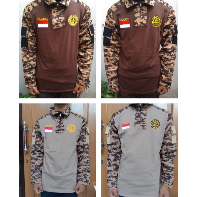 baju loreng pramuka / baju lapangan pramuka