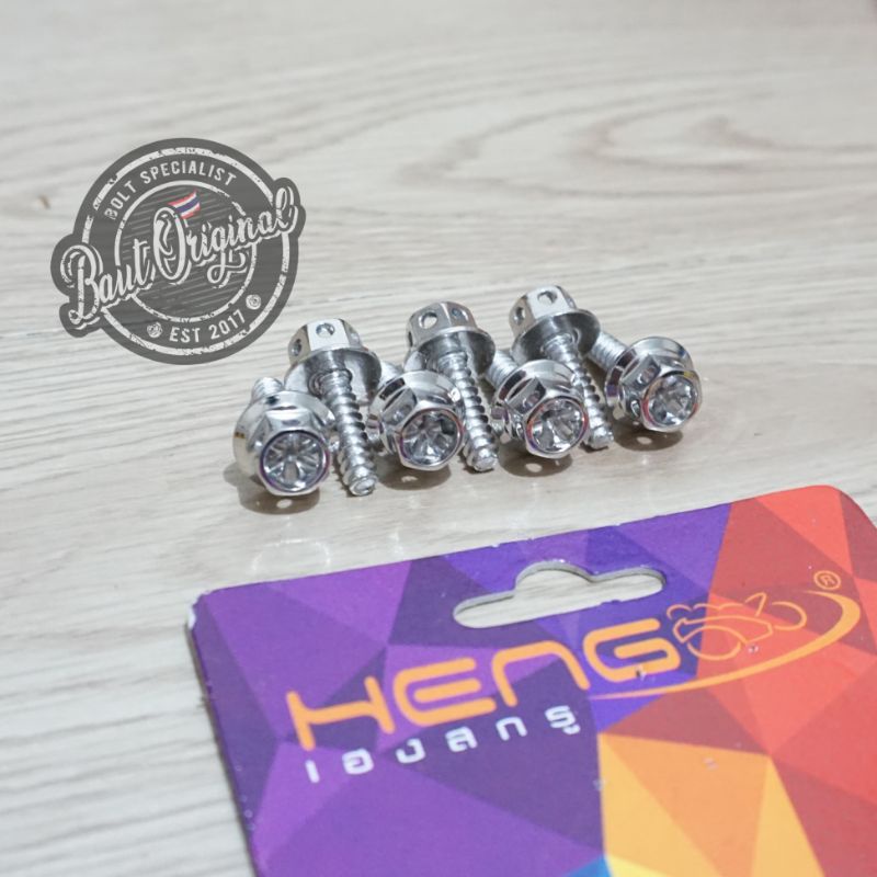 baut skrup body honda stainless probolt silver flower 4x16 stainless scoopy vario beat ori heng