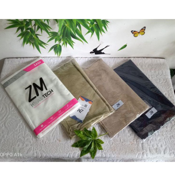 Hijab Segi Empat Polos teknologi wangi/sadi zm original
