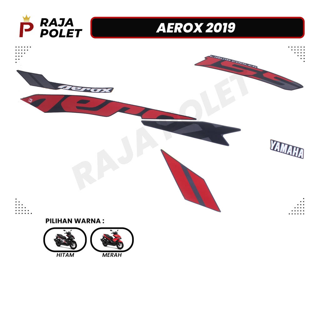 STRIPING STIKER MOTOR AEROX 2019 (1SET) [Raja Polet]