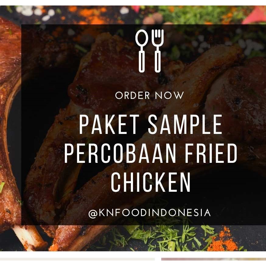

Paket Percobaan Tepung Fried Chicken - Paket percobaan Fried Chicken