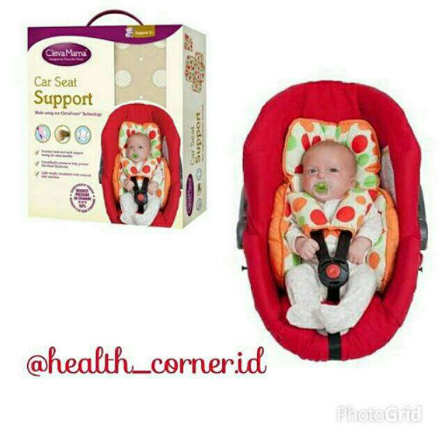 Clevamama Car Seat Support with 2 Strap