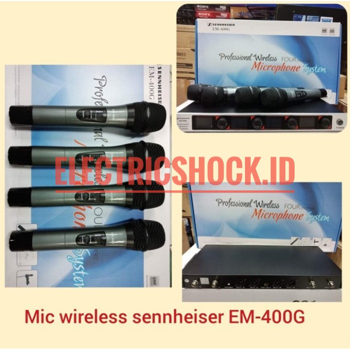 Mic Sennheiser Em400g 4pegang Sennheiser Em 400g
