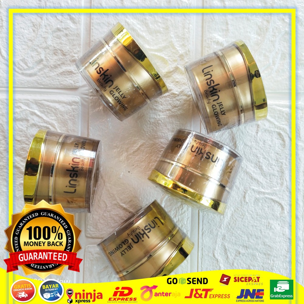 Jelly Yelow Glowing Linskin Beauty Skincare mencerahkan dan melembabkan kulit wajah