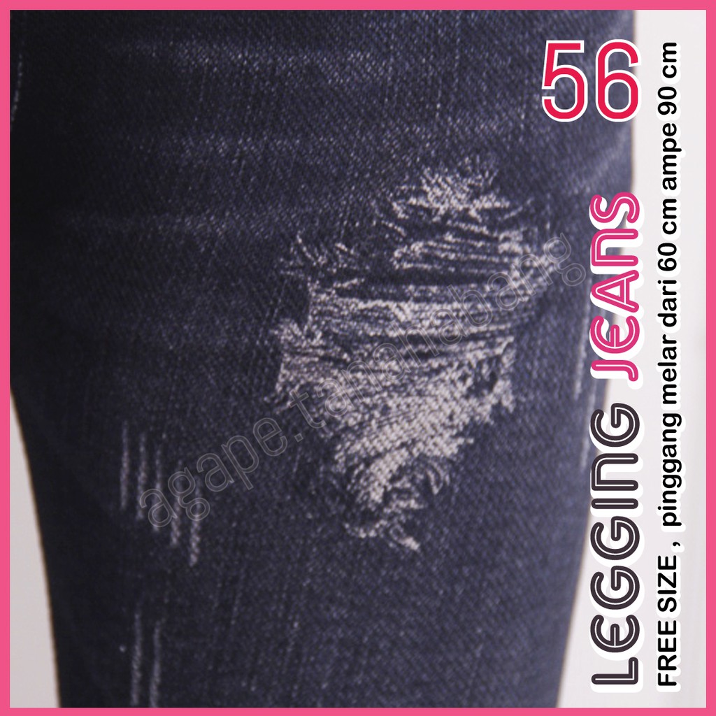 legging Jeans # 56 / Legging Jeans Wanita