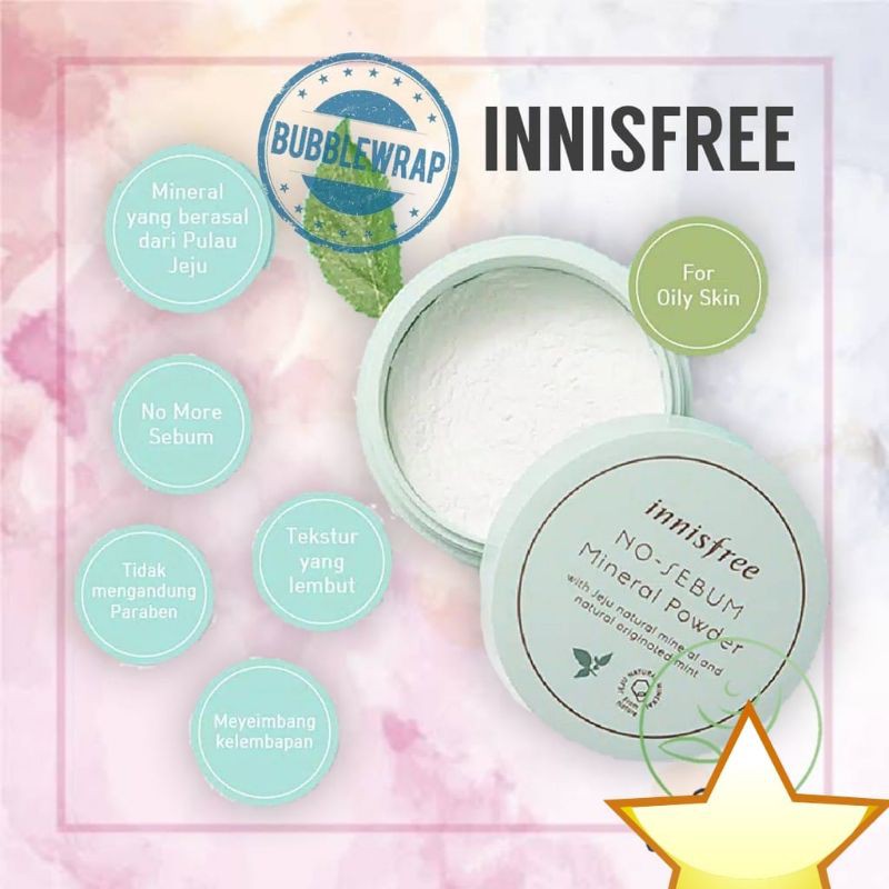 Bundara Medan INNISFREE NO SEBUM Mineral Powder 5g