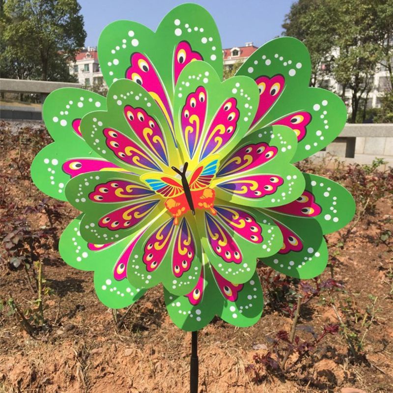 Mary Insect Windmill Wind Spinner Bee Untuk Butterfly Mainan Anak Anak Outdoor Tradit