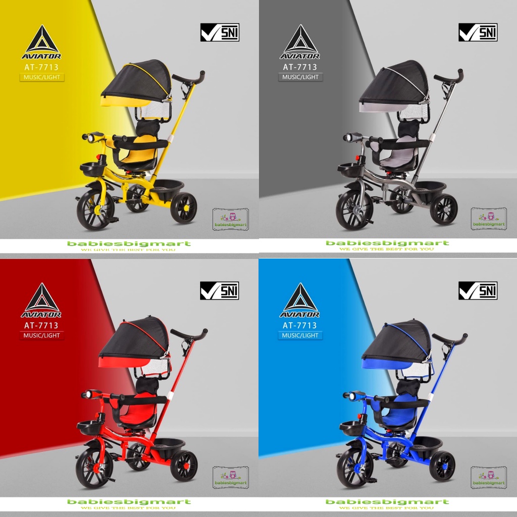 SEPEDA ANAK RODA TIGA 3 TRICYCLE EXOTIC ET 1263 , ET 1262 , ET 1267 , ET 1268 , ET 1269 , ET 1261 1 , ET 2251 , AT 7708 , AT 7711 , AT 7713 , GY 1122C , GY 101C MUSIK KURSI PUTAR DORONGAN