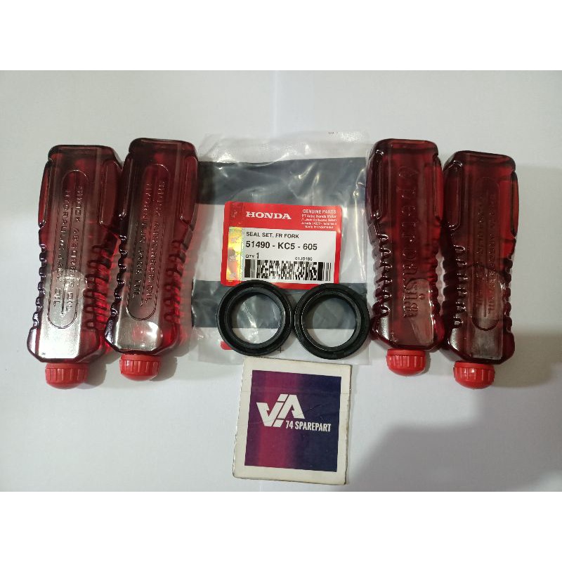 seal shock+4 pcs oli shock Honda GL TIGER CB150 VERZA CBR original