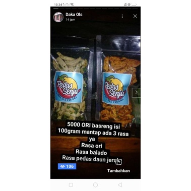 

Basreng100grPEDAS