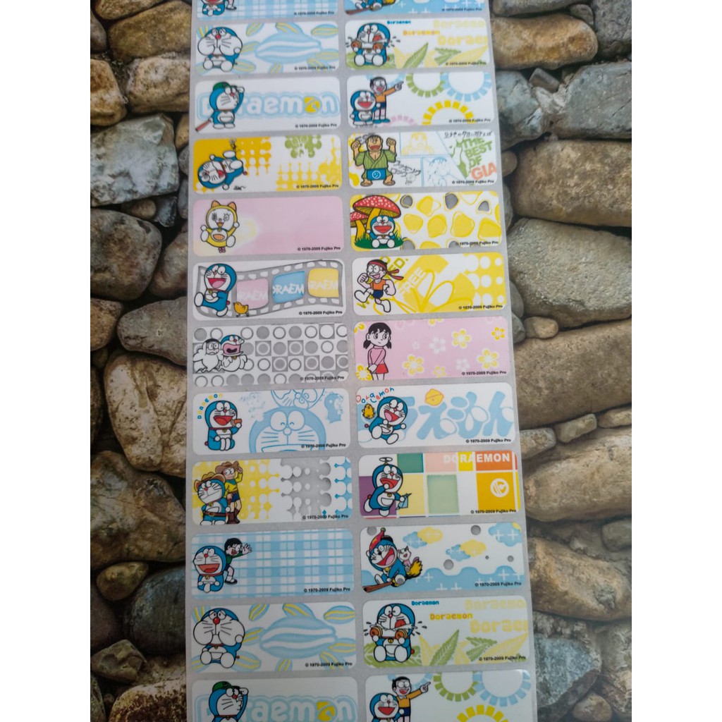 

STIKER NAMA WATERPROOF DORAEMON