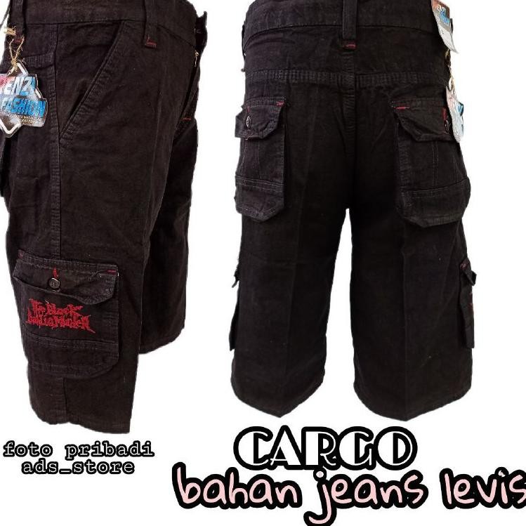 Baru QEEG Celana levis pria pendek 3/4 celana cargo celana gunung ✭ ➮
