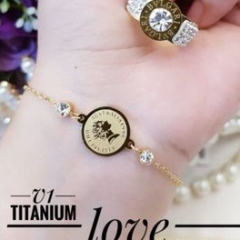 TiTanium set gelang cincin K92