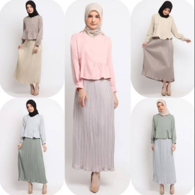 Muslim Fashion Le Najwa Leia Gamis Dress