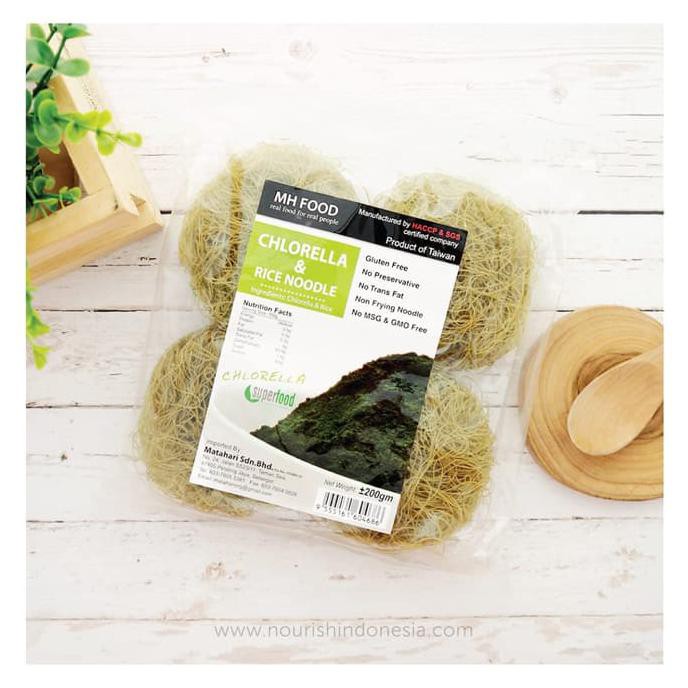 

MH Food, Chlorella & Rice Noodle 200gr