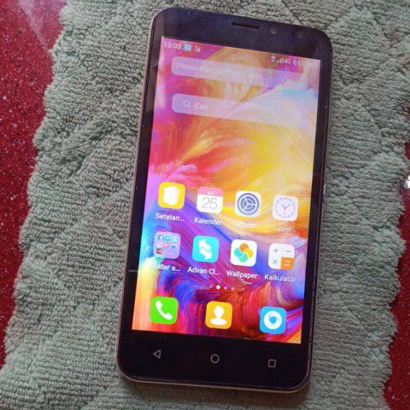 hape Advan S5E 4G Versi Android 6 second normal siap pakai fisik real pick yang ada di foto haya bat