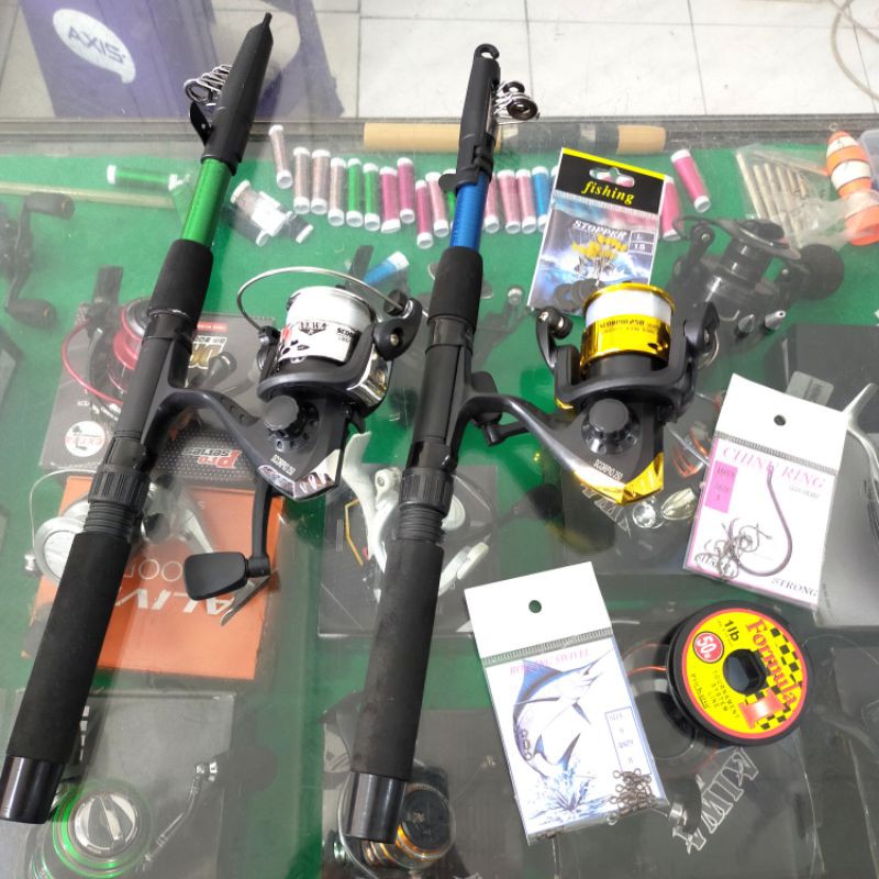 Joran Set/Reel Set/Paket Set telescopic