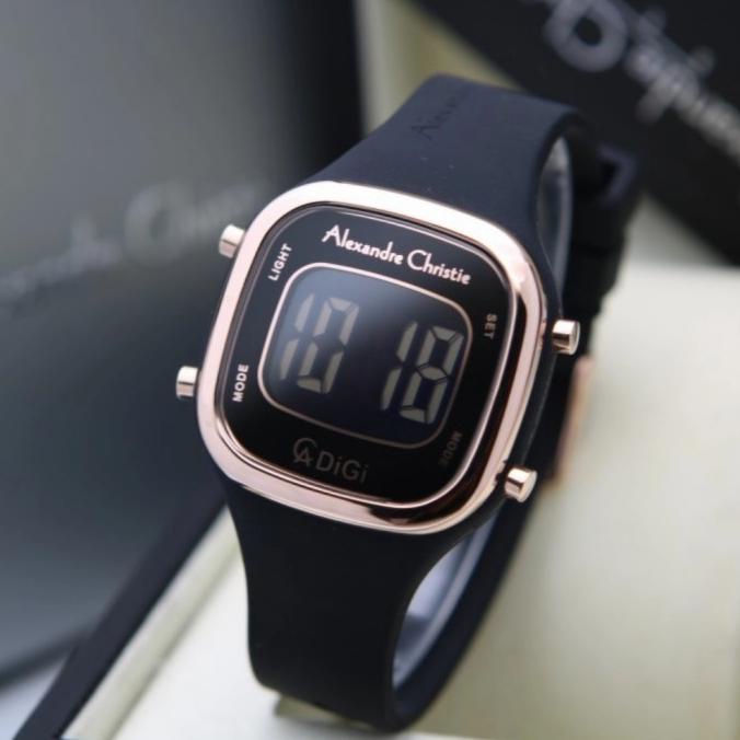 Jam Tangan Alexandre Christie Wanita AC9336 / AC 9336 Black Rosegold