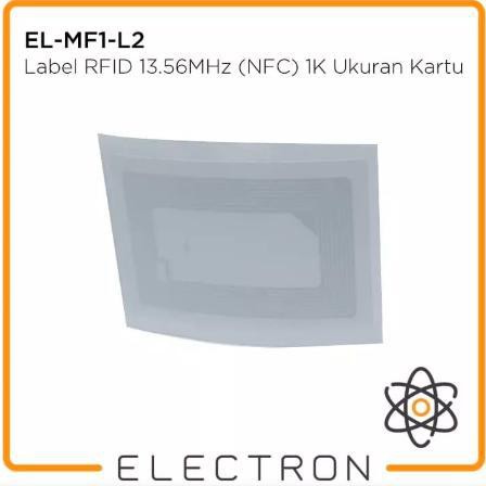 EL-MF1-L2 RFID 13.56 MHz 1K CR80 Label Sticker Tag NFC RC522 Stiker