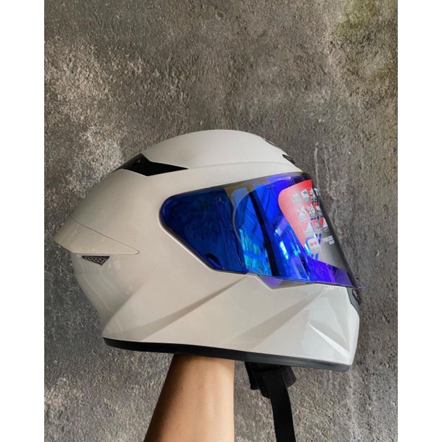 TT-COURSE WHITE VISOR BLUE 2