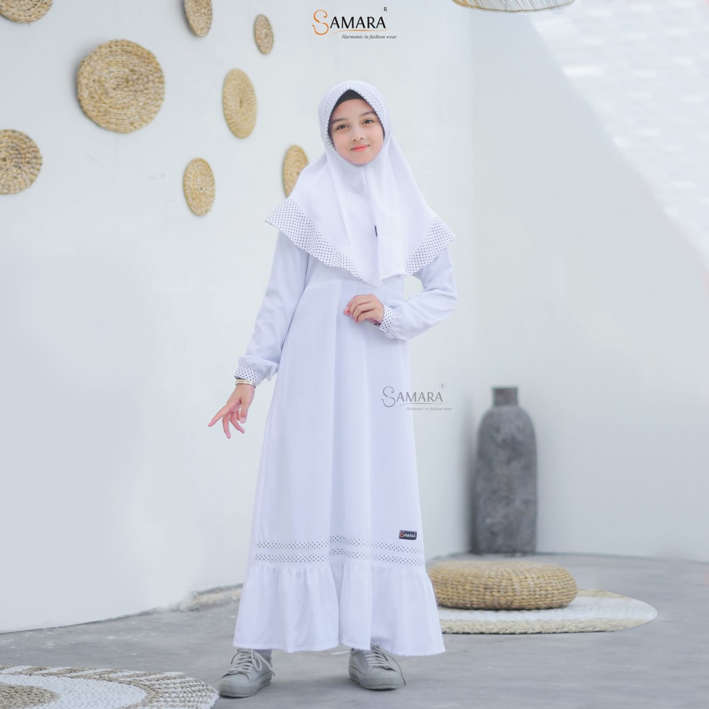 Sarimbit Lebaran Haji Baju Couple Putih New Realese