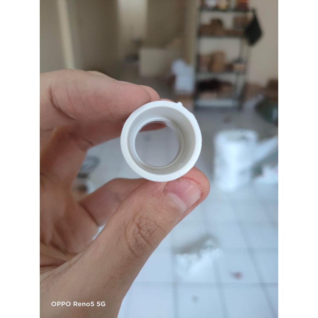 Sock coduit polos putih 20mm/ Shok pipa listrik 20 mm/ Sok konduit