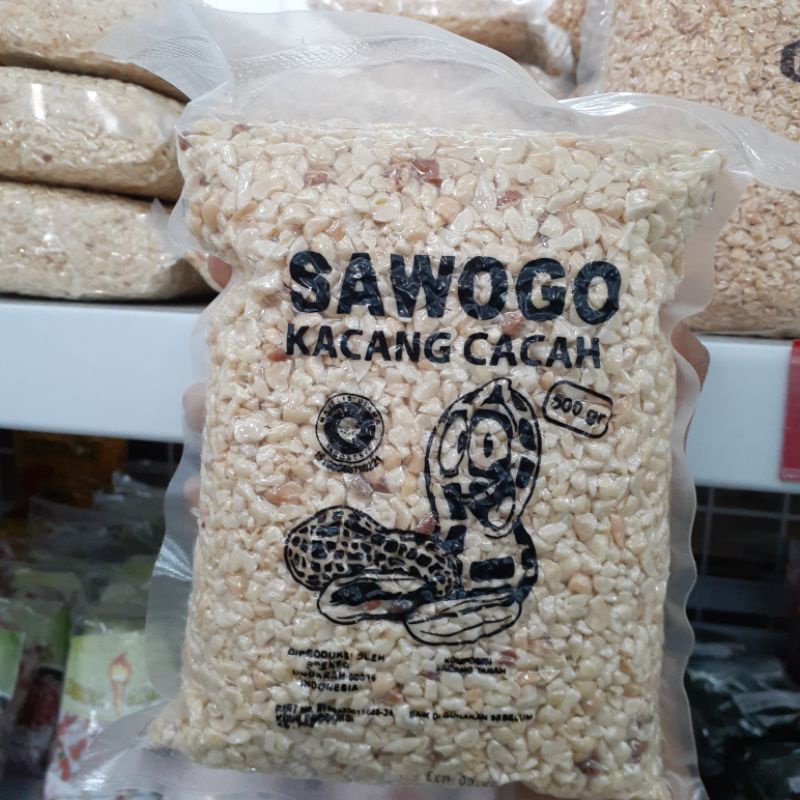

Kacang Sangrai Sawogo 500g/kacang cacah sangrai 500g