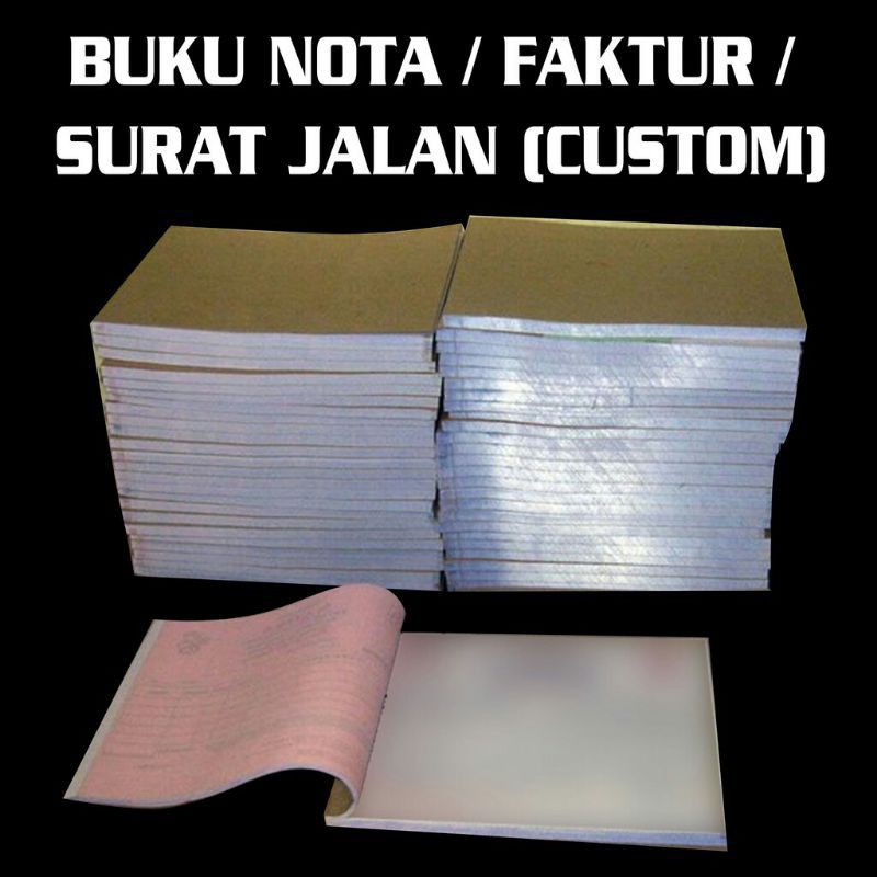 

Cetak nota cetak nota custom free desain cetak nota bon 1/4FOLIO