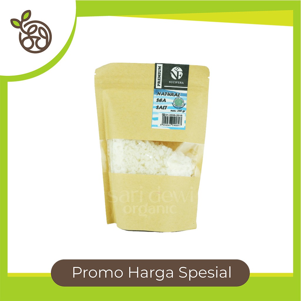 

NUCIFERA PREMIUM NATURAL SEA SALT 250 GR