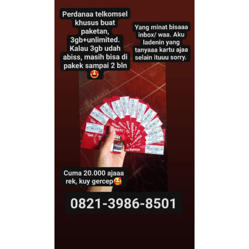PERDANA 3GB+UNLIMITED MAX