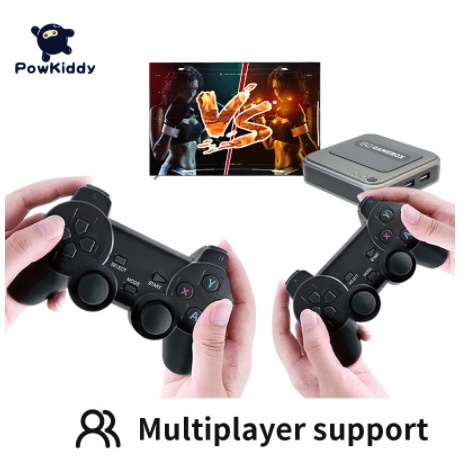 POWKIDDY Game Box G7 Retro Video Game Console Android TV Mini Game Box Wireless Controller