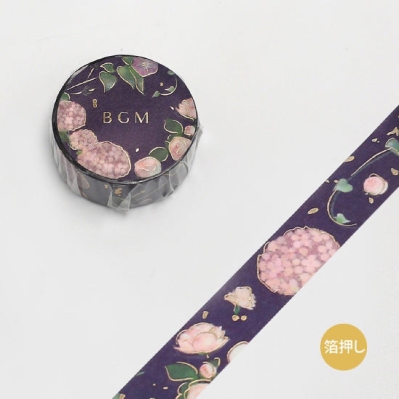 

Washi Tape BGM Purple Garden