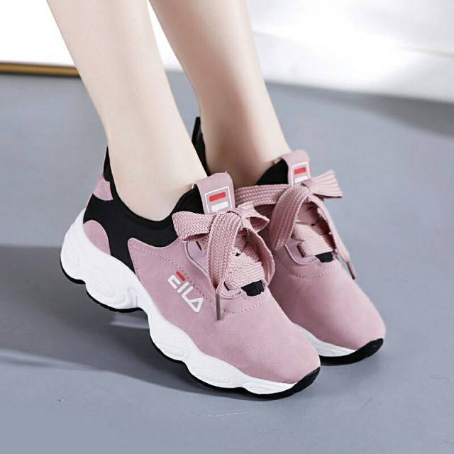 Hepi Shoes - Sepatu FILA Pink - HS478