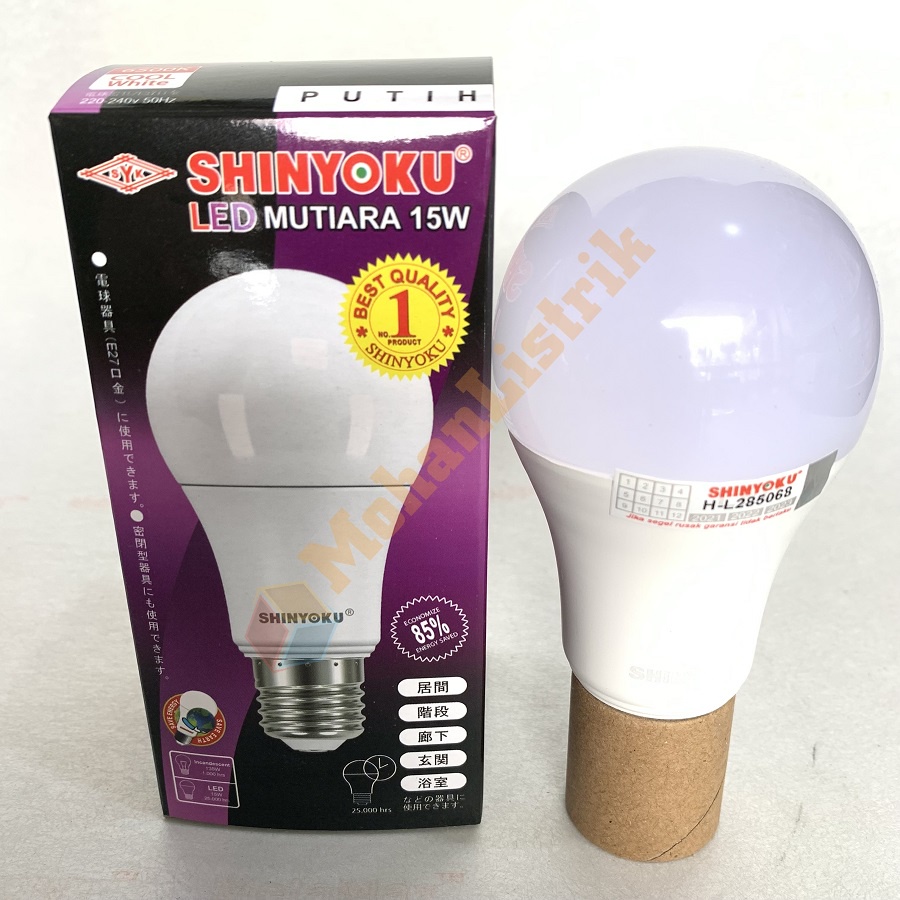 Lampu Led Shinyoku Bohlam Led Shinyoku 5W 7W 9W 12W 15W - Putih