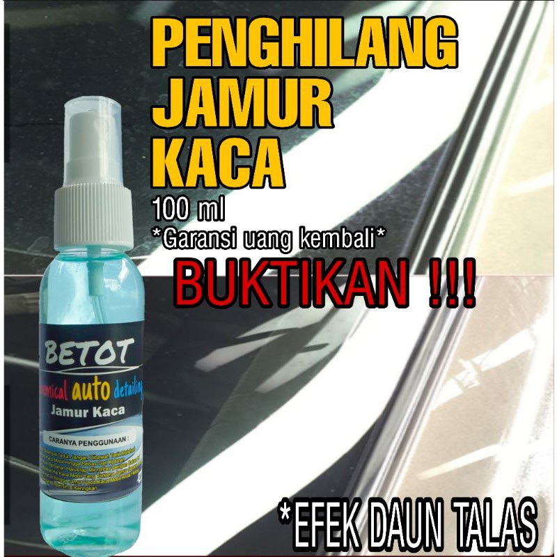 DAUN TALAS Pembersih jamur kaca mobil ampuh