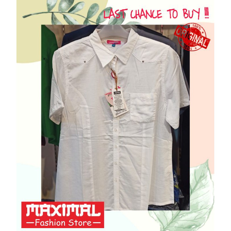 KEMEJA CEWEK CARDINAL ORI PUTIH SERAGAM KERJA PNS OSPEK