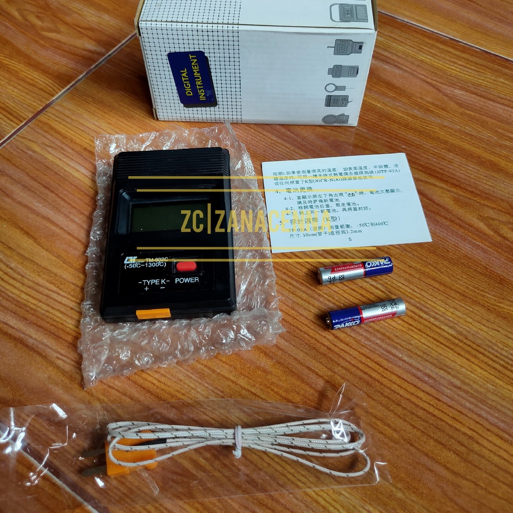 PENGUKUR SUHU TINGGI THERMOMETER DIGITAL LCD TERMOMETER TM-902C TM902C