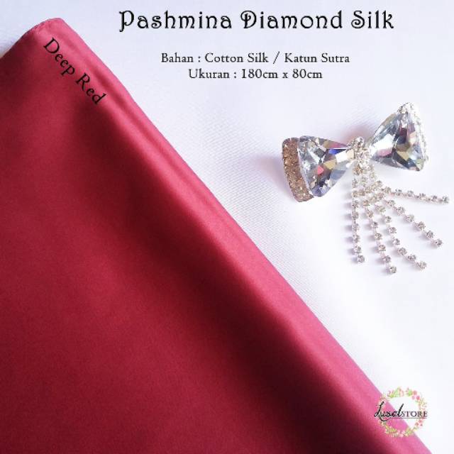 Pashmina Satin Silk MAROON