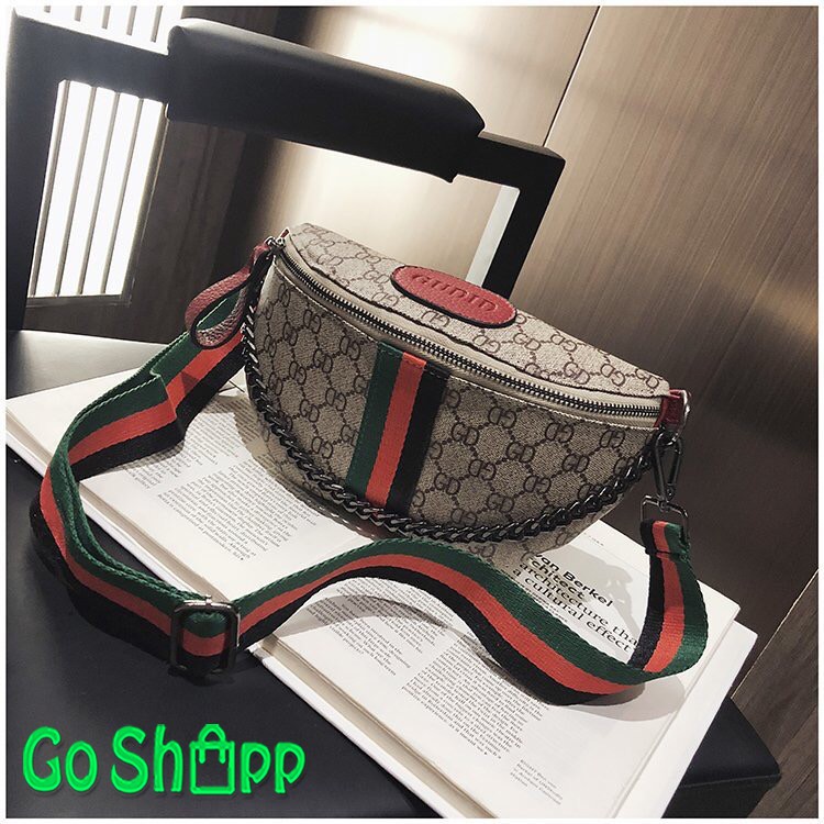 Waist Bag Import Kulit PU Premium - WaistBag Wanita Fashion Korea - Tas Pinggang Wanita [WB02]