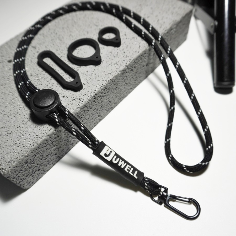 

ID LANYARD CRAFT LGK BLACK WHITE LANYARD PERUSIK GANTUNGAN DEVICE UNIVERSAL